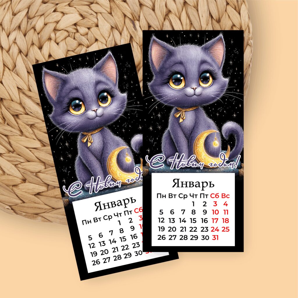 Календарь на магните в ассортименте
