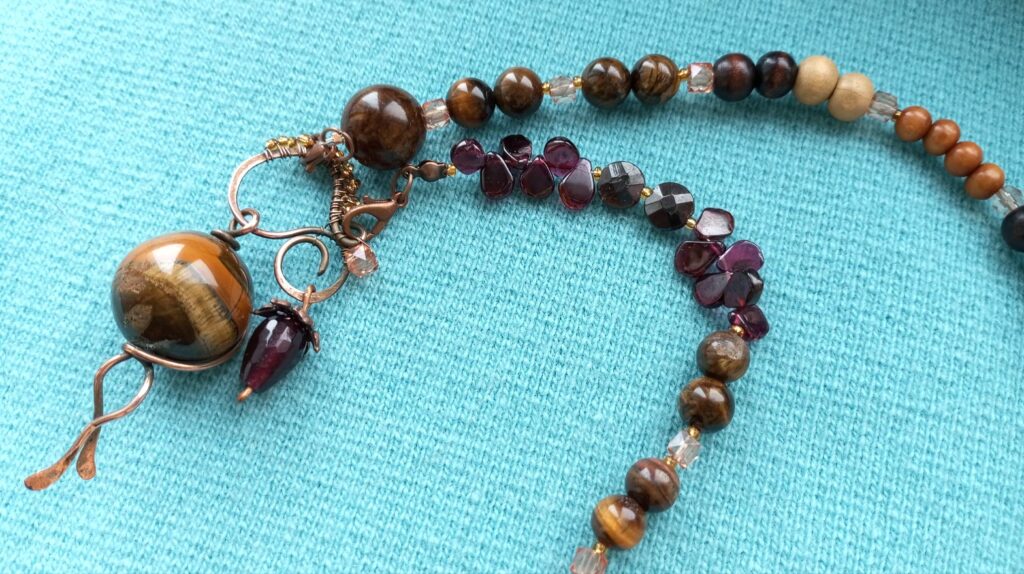 Колье-трансформер «Осенние вечера»