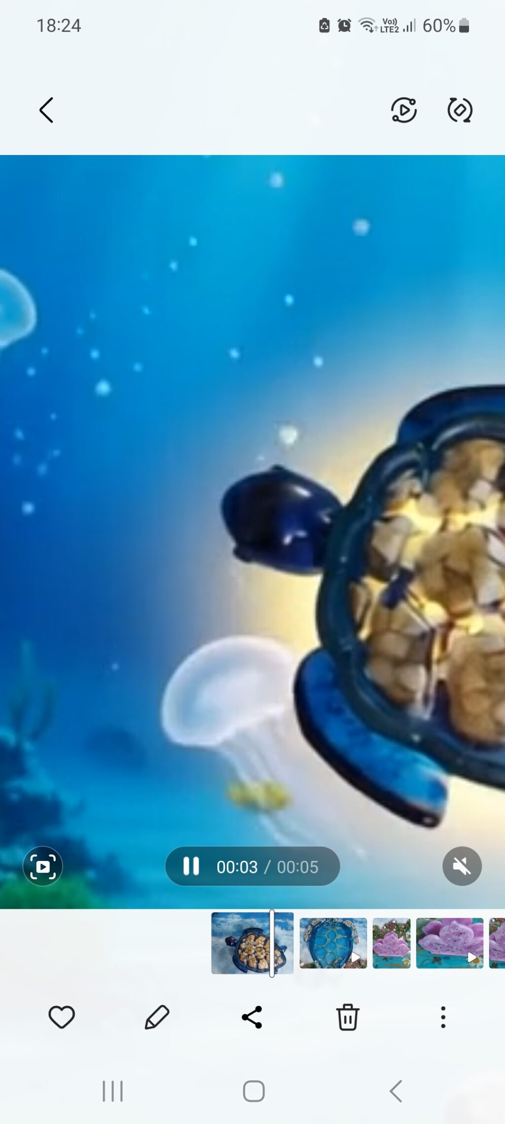 Шкатулка «черепашка»