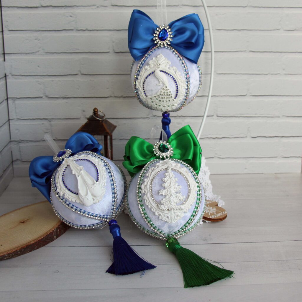 Ёлочные игрушки ручной работы