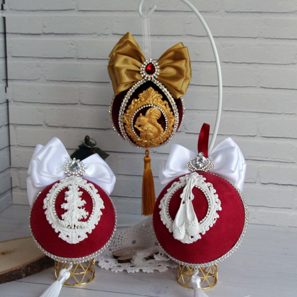 Ёлочные игрушки ручной работы