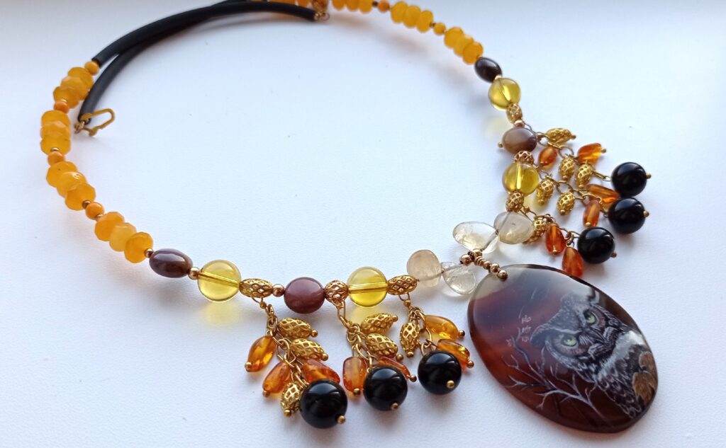 Колье «Последние листья»