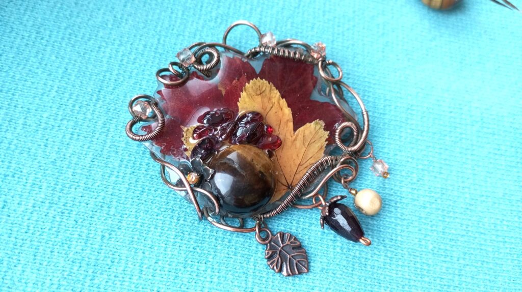 Колье-трансформер «Осенние вечера»