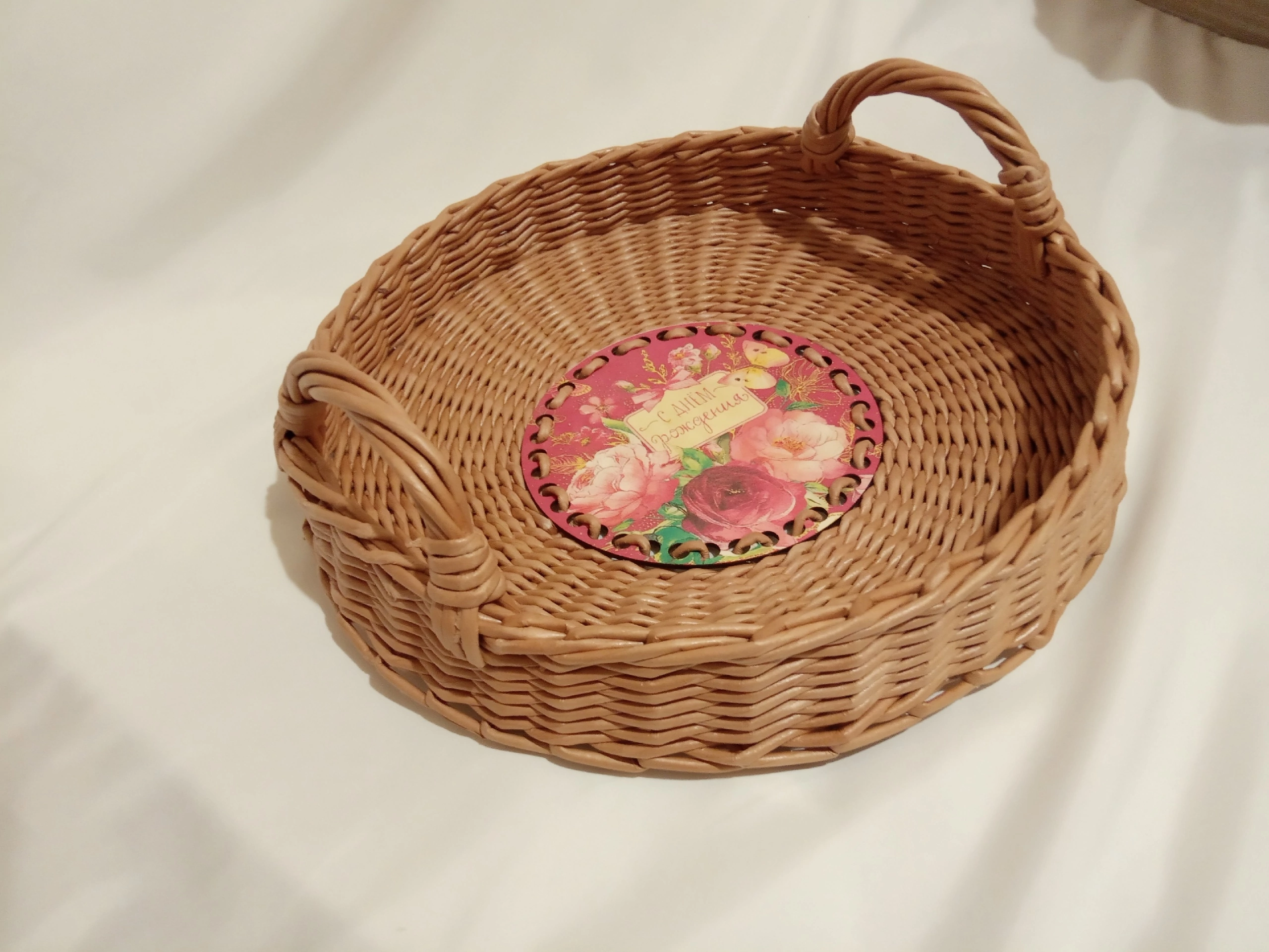 Плетеные подносы в асортименте