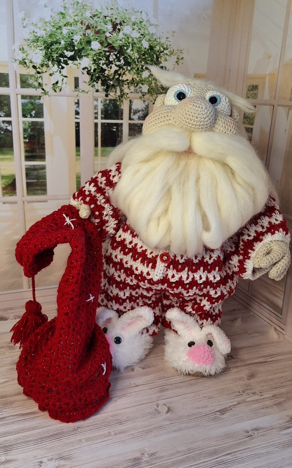 Санта в пижаме