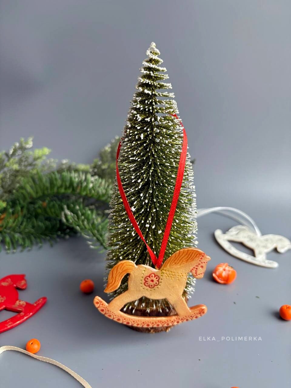 Лошадка-качалка подвеска на ëлку