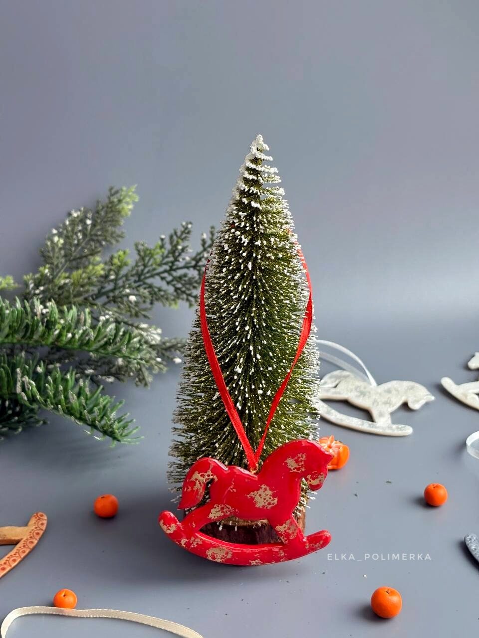 Лошадка-качалка подвеска на ëлку