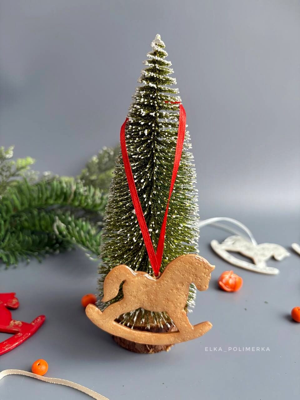 Лошадка-качалка подвеска на ëлку