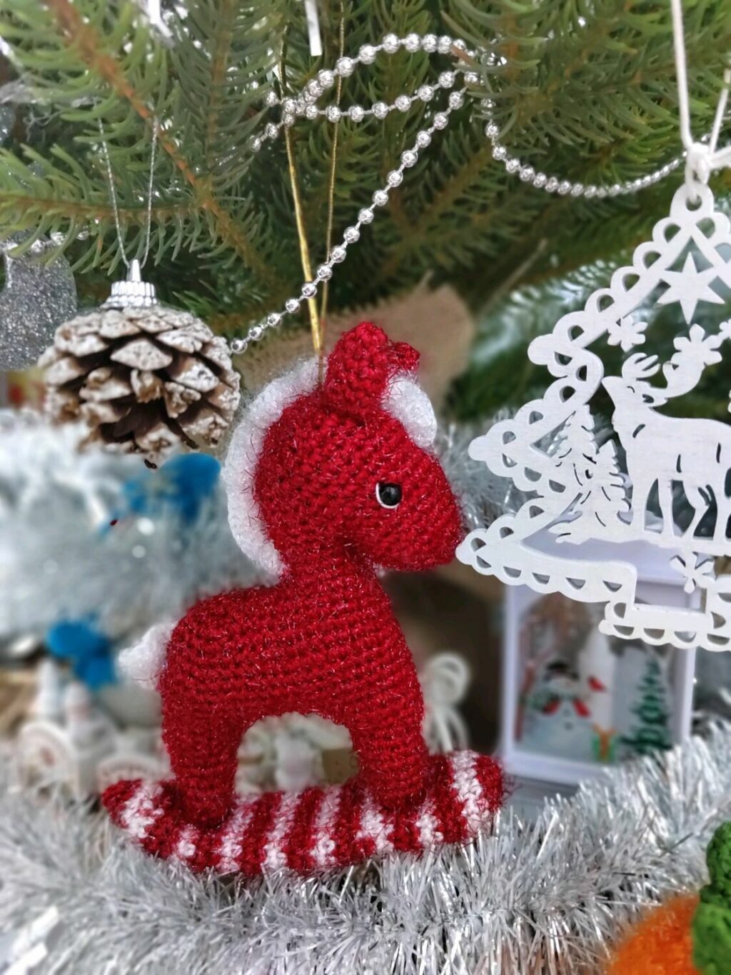 Лошадка-качалка, Елочная игрушка,Символ года