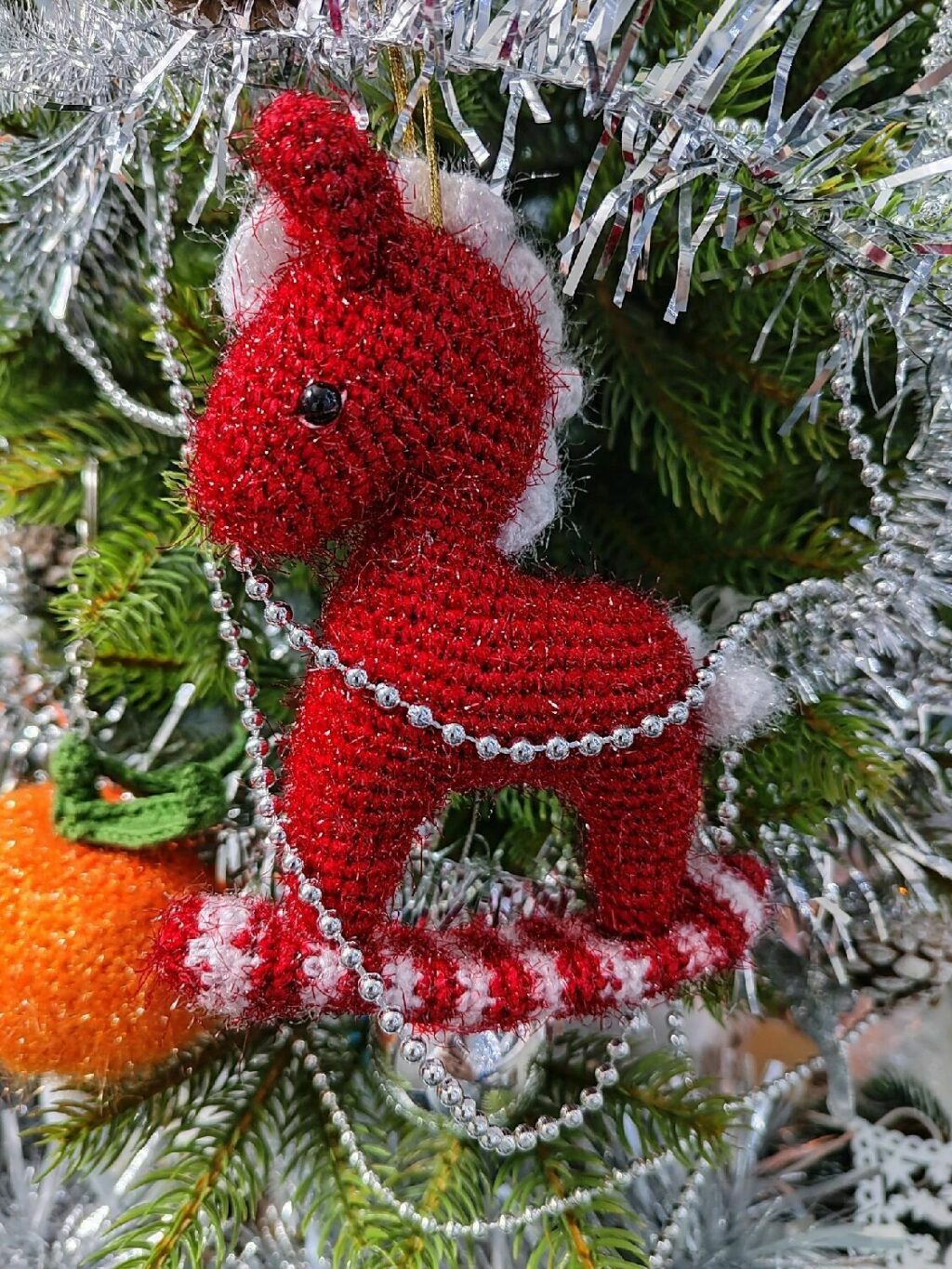 Лошадка-качалка, Елочная игрушка,Символ года