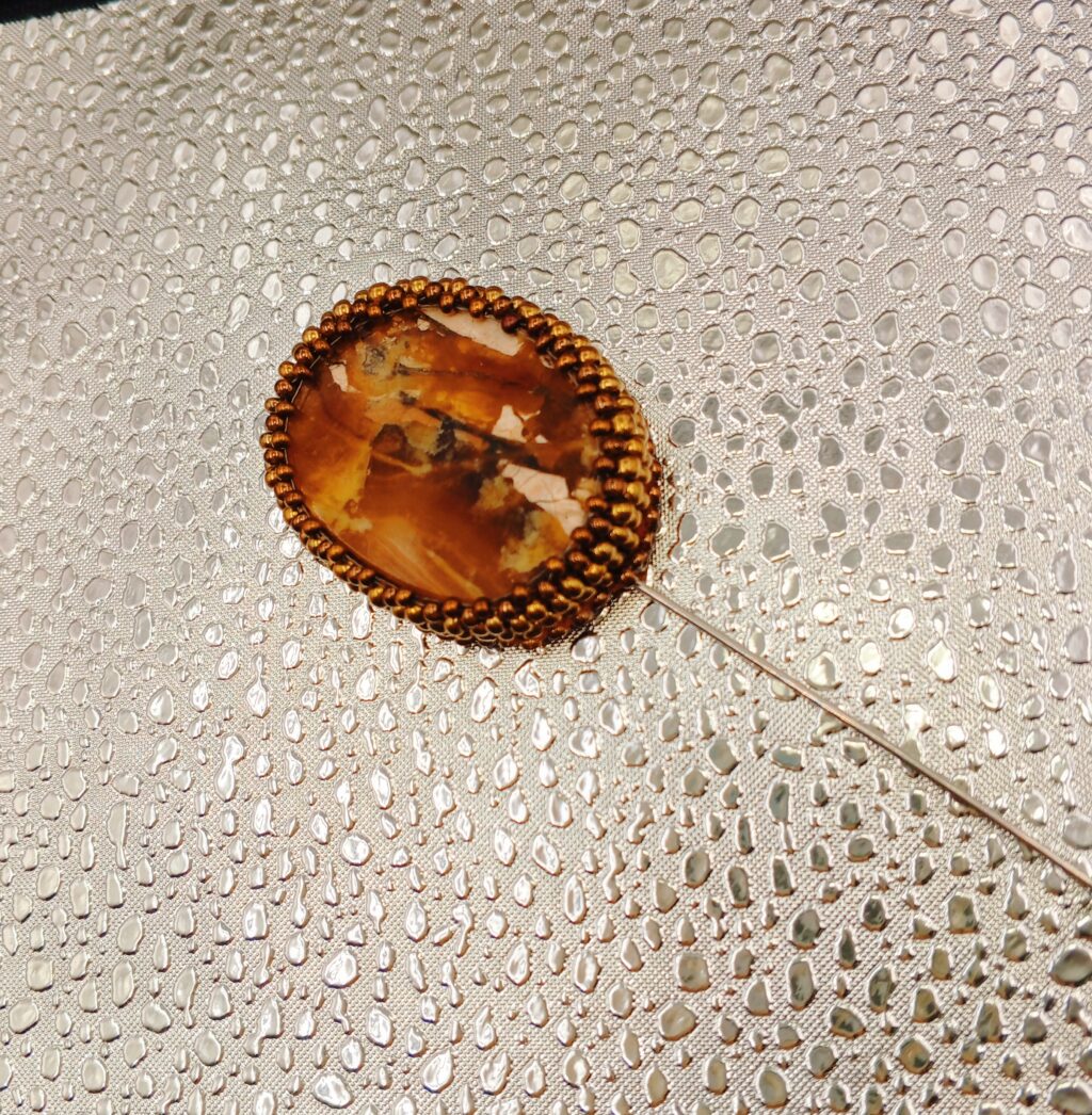 Брошь-игла «Танатоценоз»