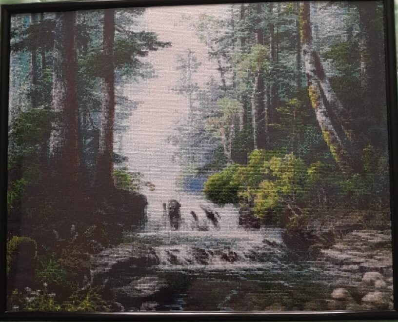 Картина Лесной ручей