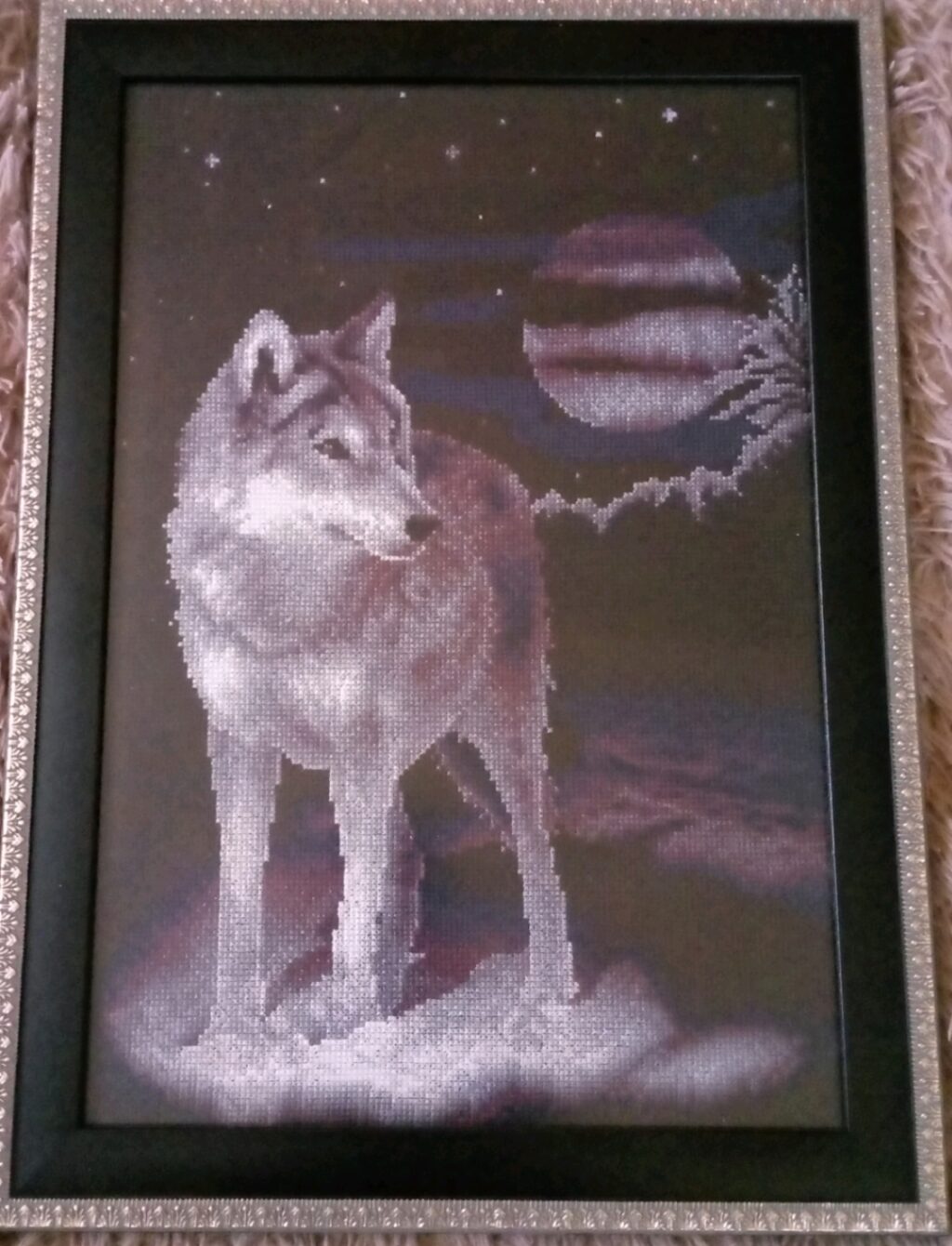 Картина Белый волк