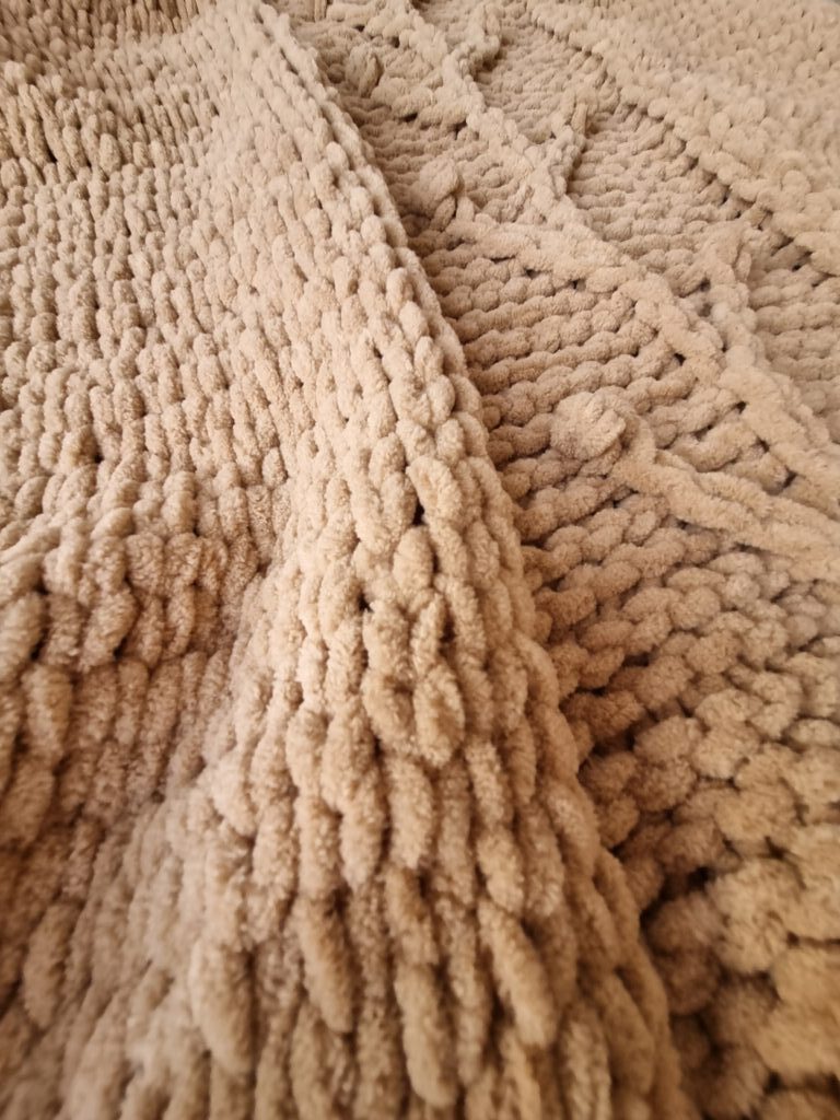 Плед детский, вязаный плед