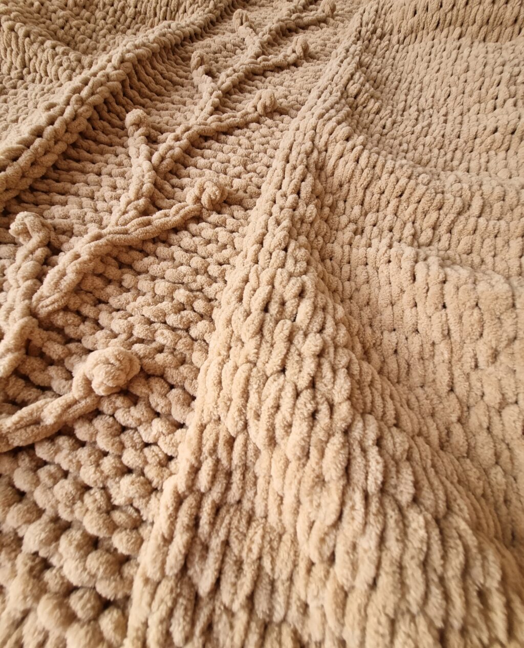 Плед детский, вязаный плед