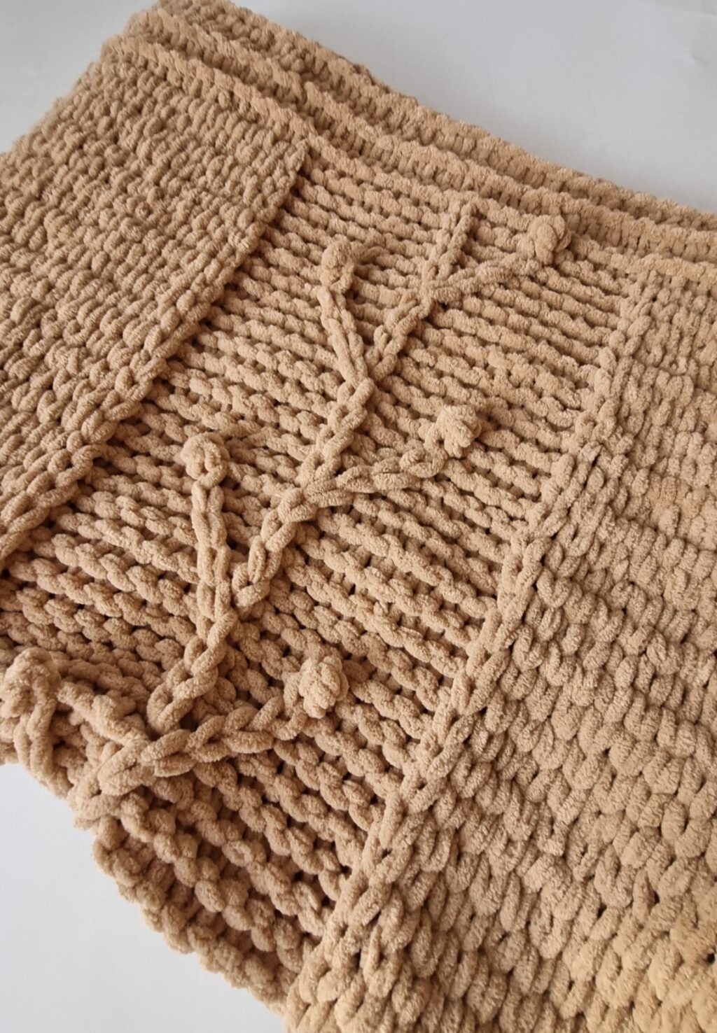 Плед детский, вязаный плед