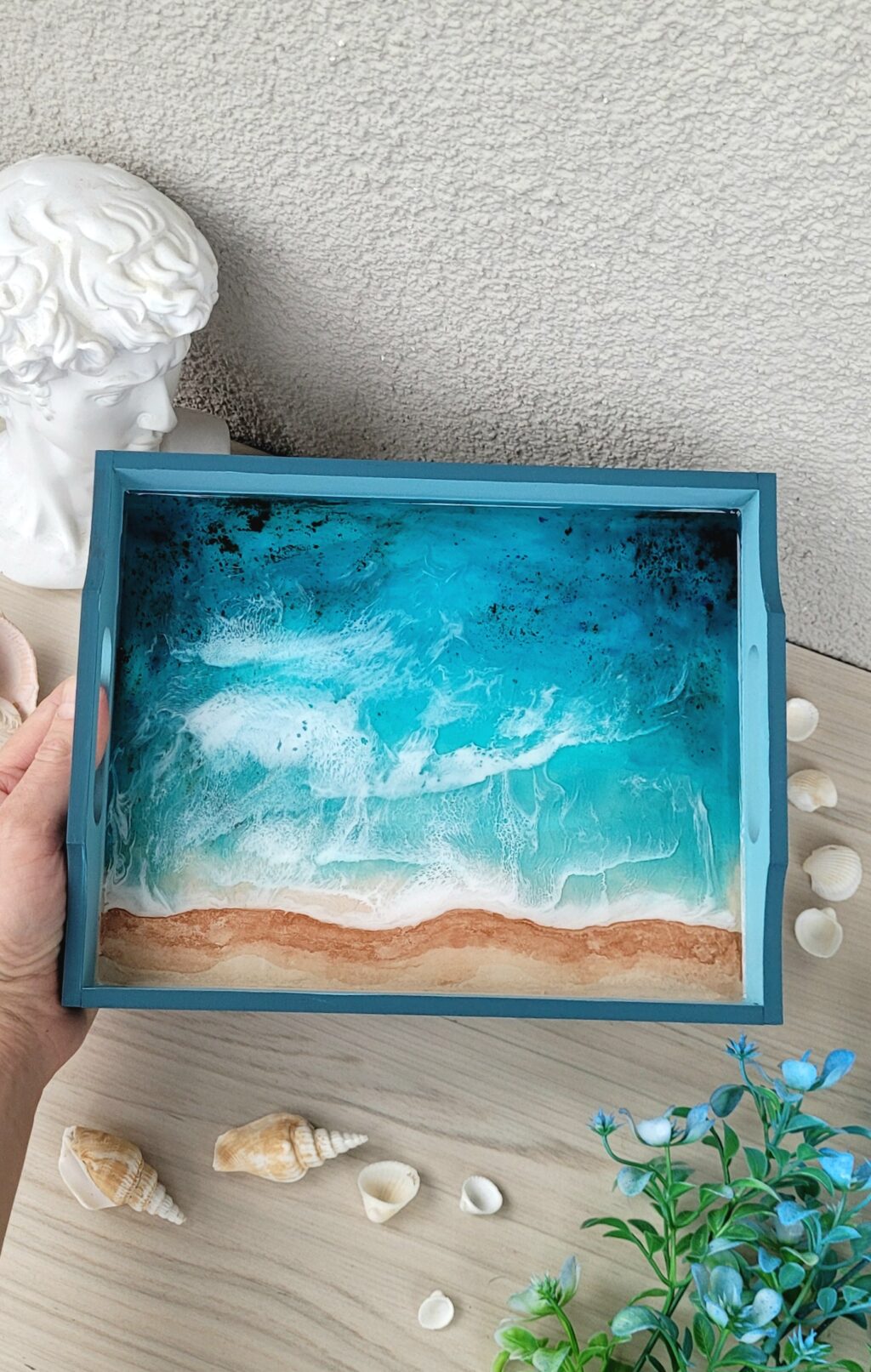 Поднос Волны океана