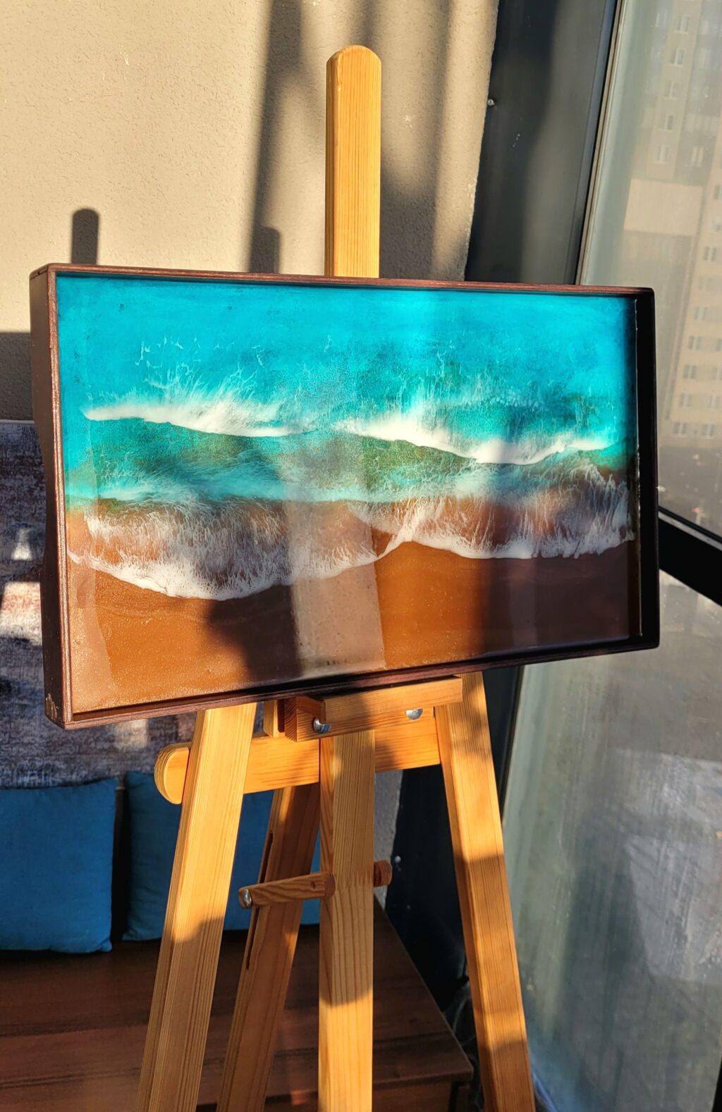 Столик в кровать Волны океана