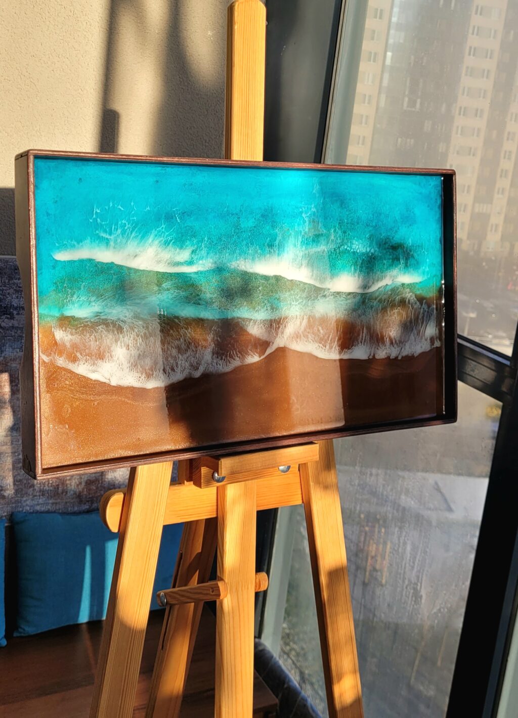 Столик в кровать Волны океана