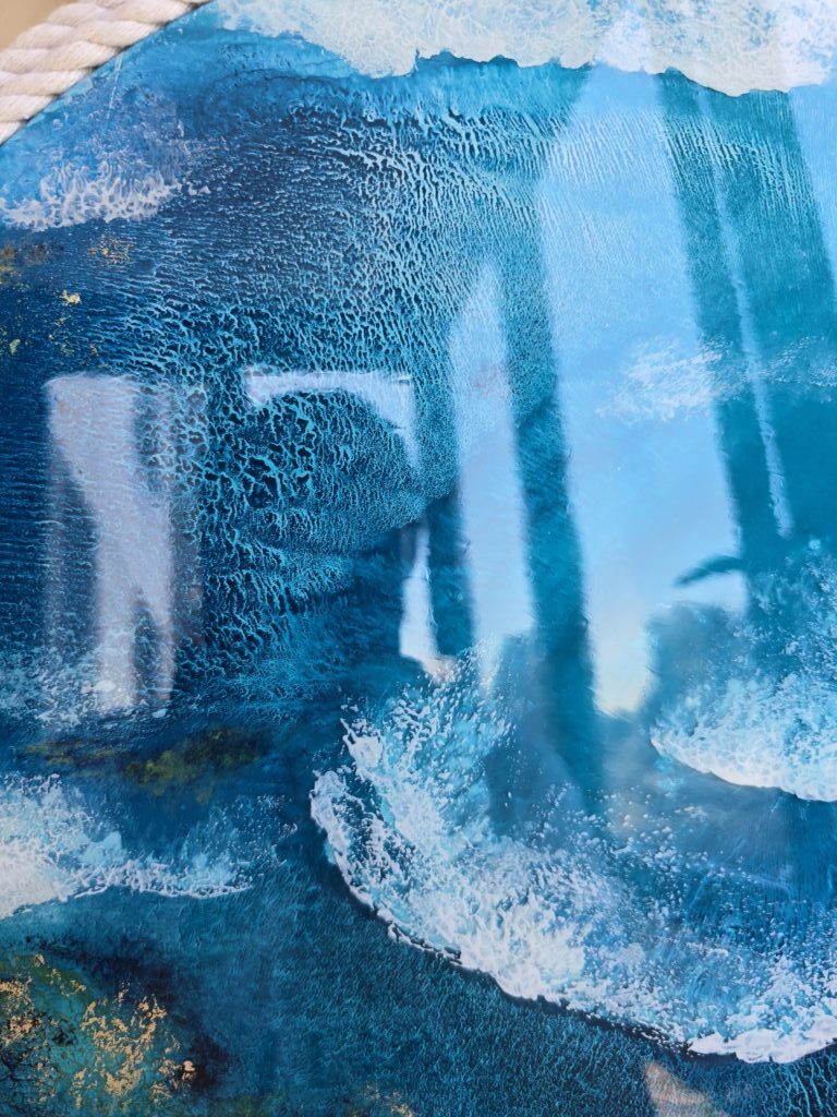 Картина из смолы » Роскошь океана» 40см