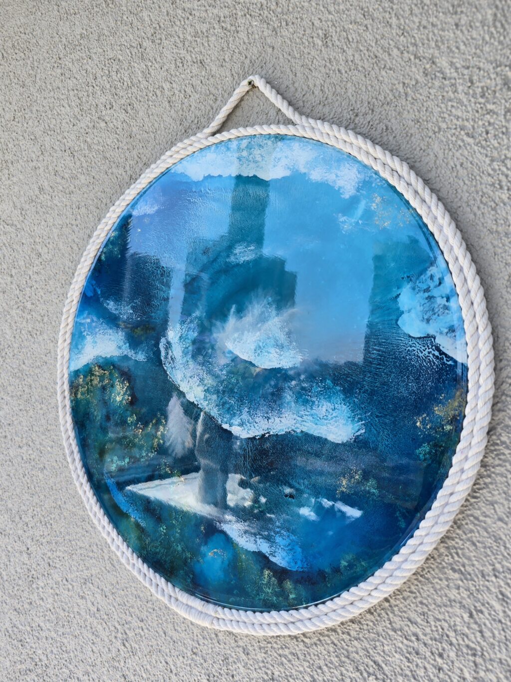 Картина из смолы » Роскошь океана» 40см