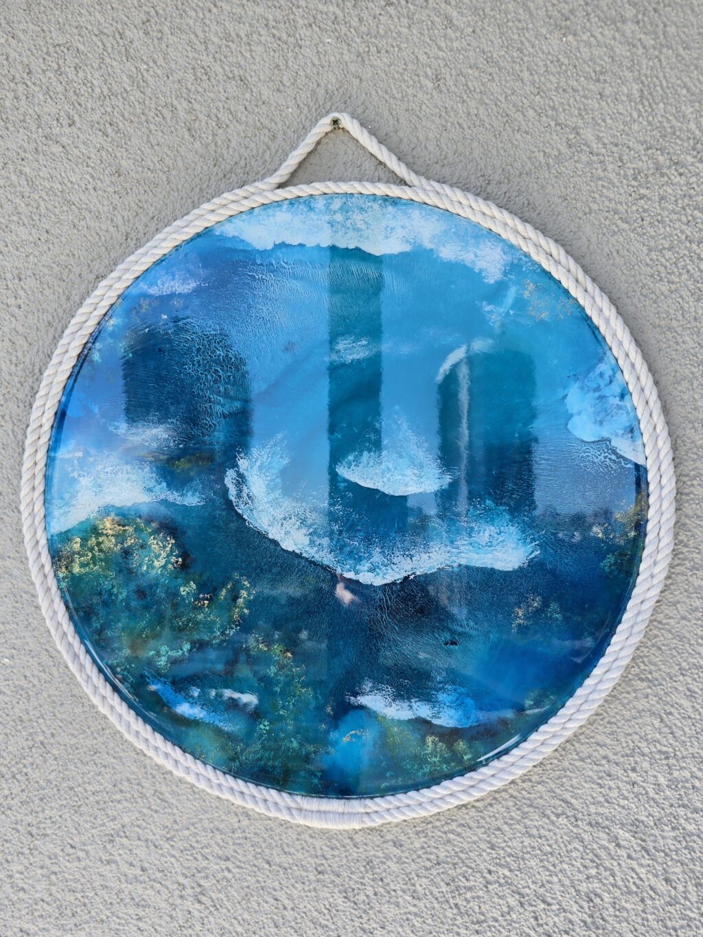 Картина из смолы » Роскошь океана» 40см