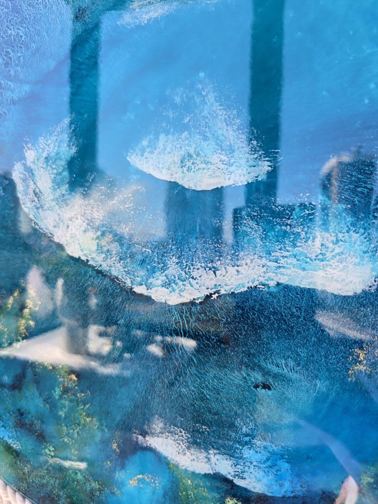 Картина из смолы » Роскошь океана» 40см