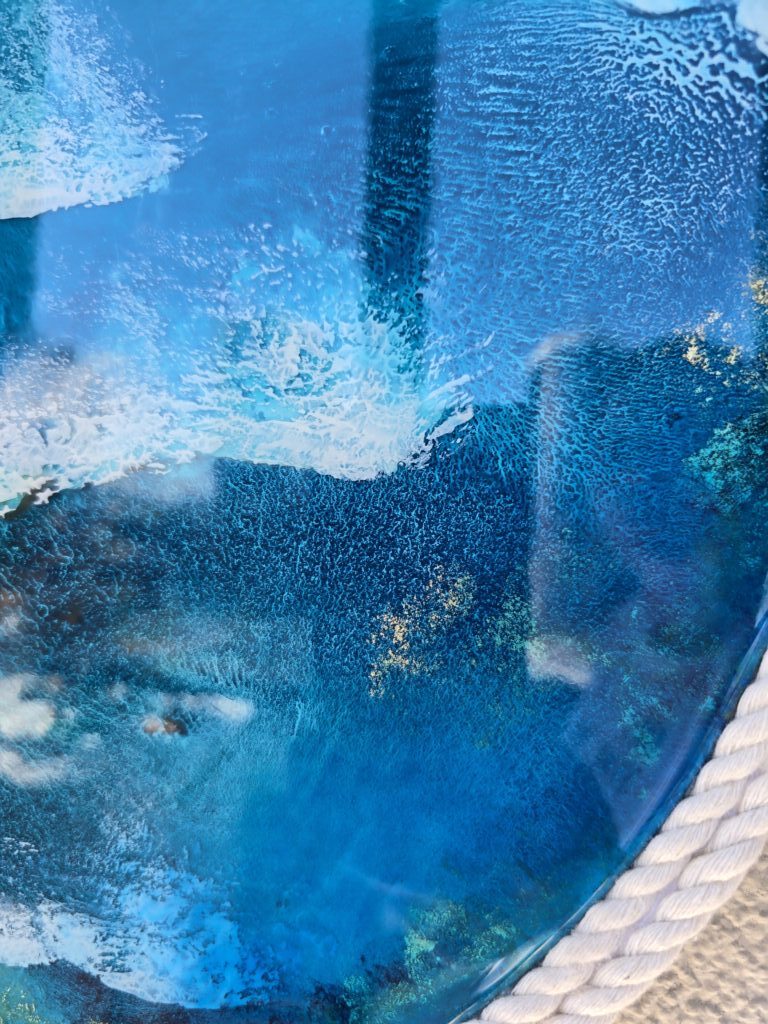 Картина из смолы » Роскошь океана» 40см