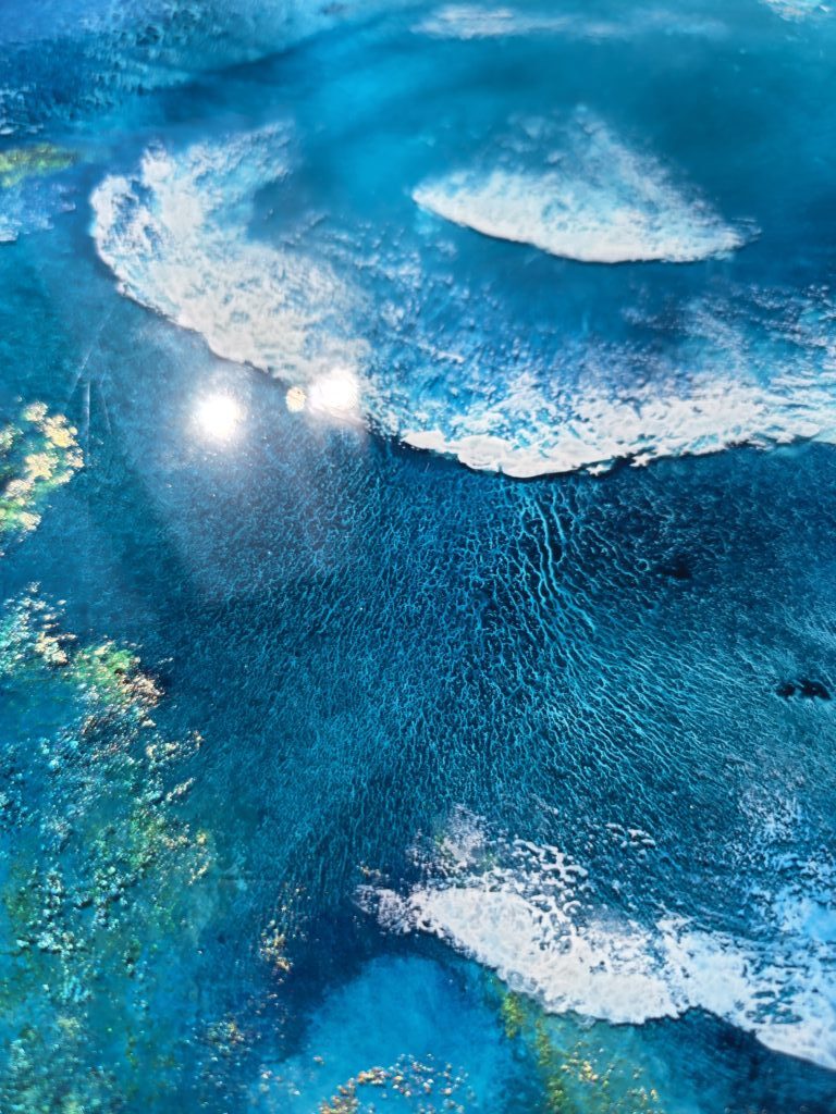 Картина из смолы » Роскошь океана» 40см