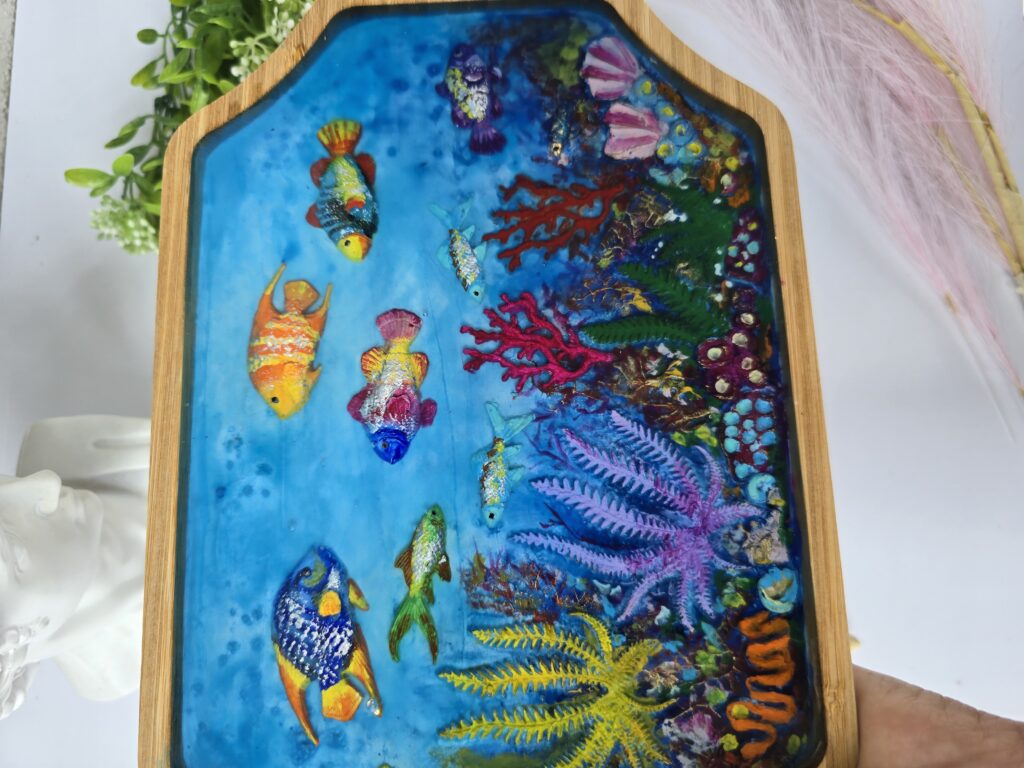 Поднос Кораллы 26*17см