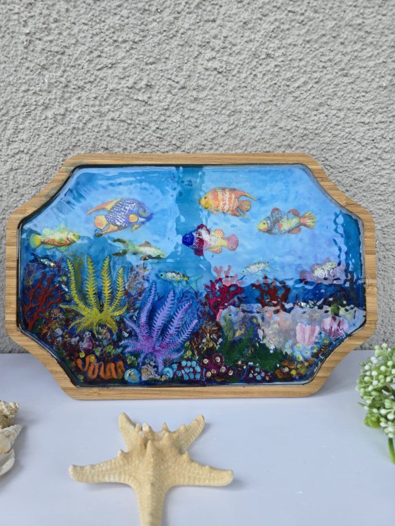 Поднос Кораллы 26*17см