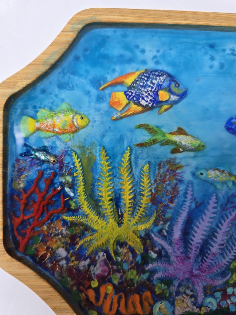 Поднос Кораллы 26*17см