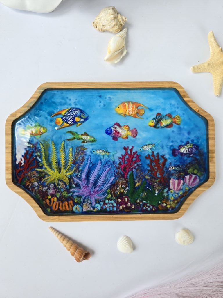 Поднос Кораллы 26*17см