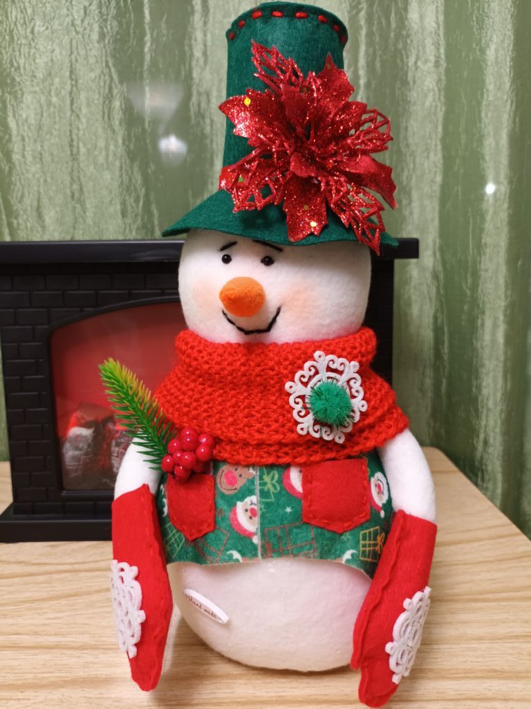 Новогодний снеговичок