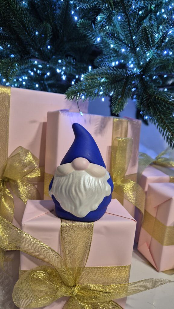 Свеча в гипсовом подсвечнике «Гном»