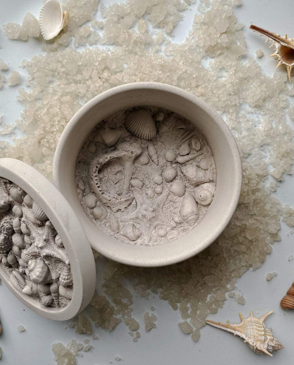 Гипсовая шкатулка «Шепот моря»