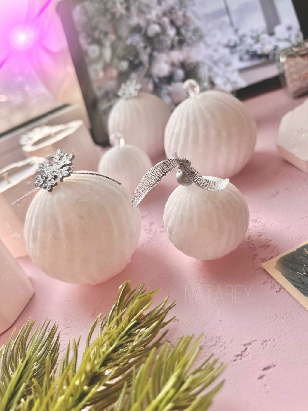 Аромасвеча «Снежный шар»