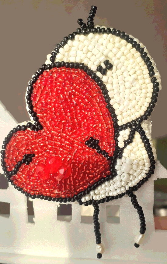 Брошь «Сердце в подарок»