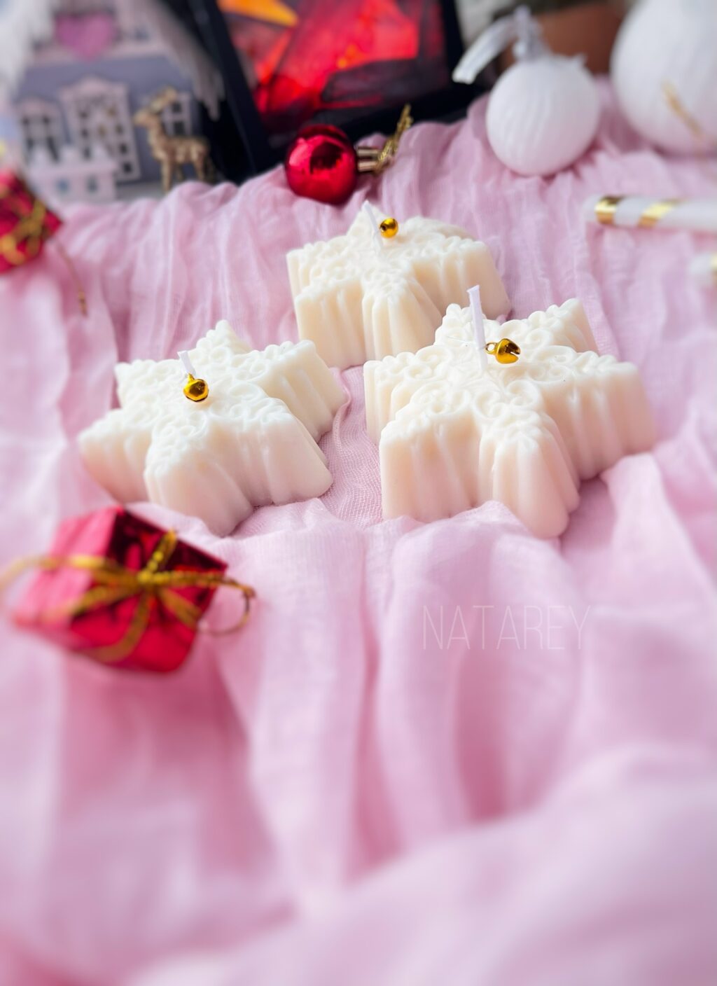 Аромасвеча «Снежинка»