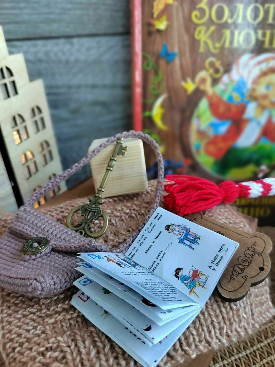 Кукла деревянный озорник, сказочный мальчик с длинным носом, Буратино