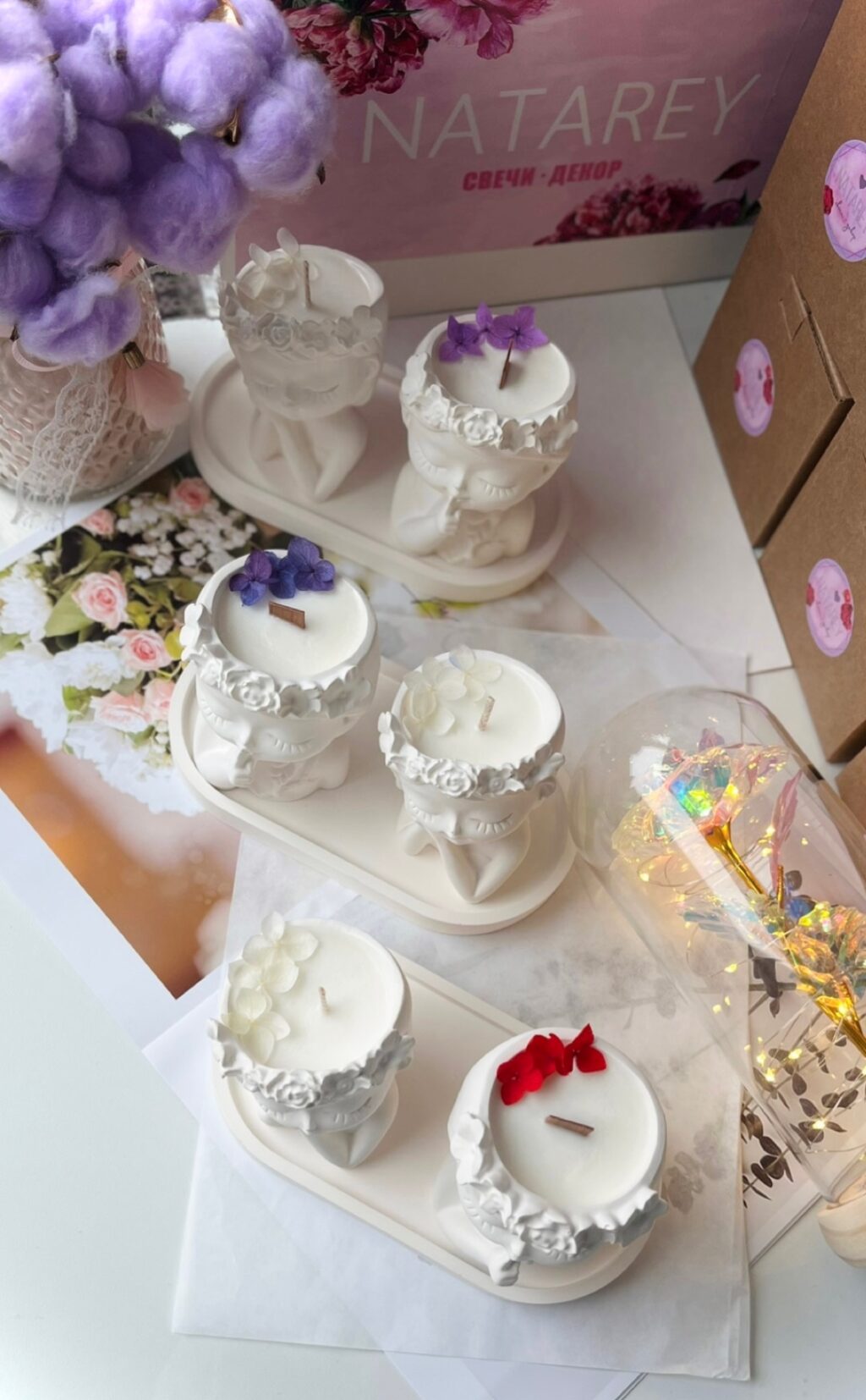 Набор аромасвечей «Тишина и Спокойствие»