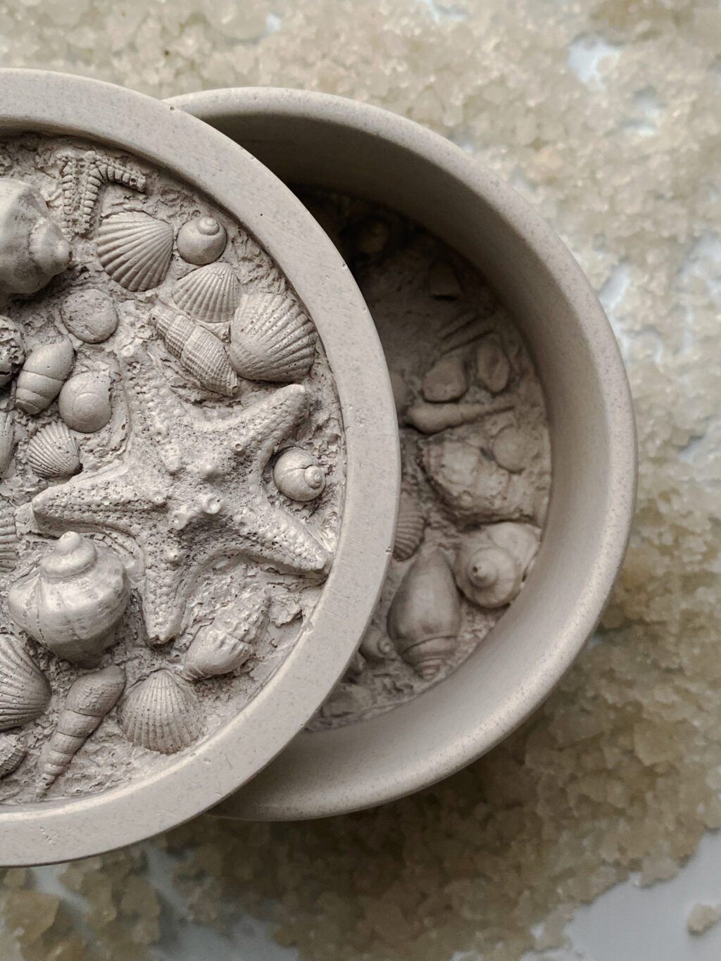 Гипсовая шкатулка «Шепот моря»