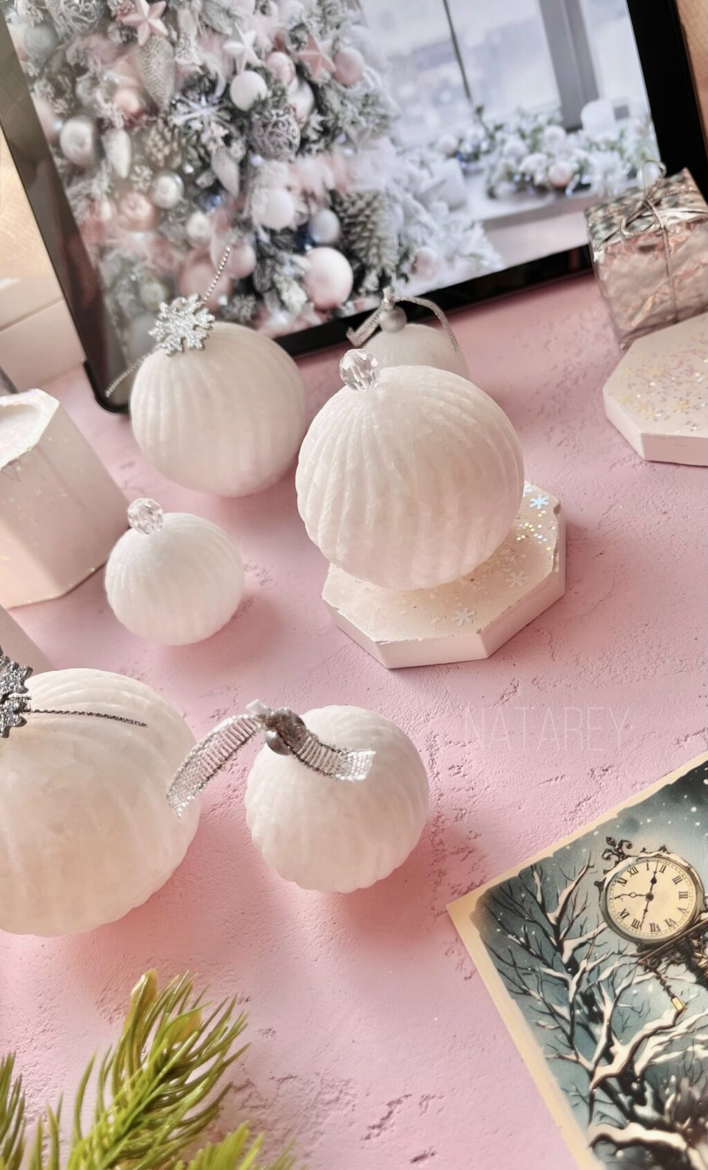 Аромасвеча «Снежный шар»