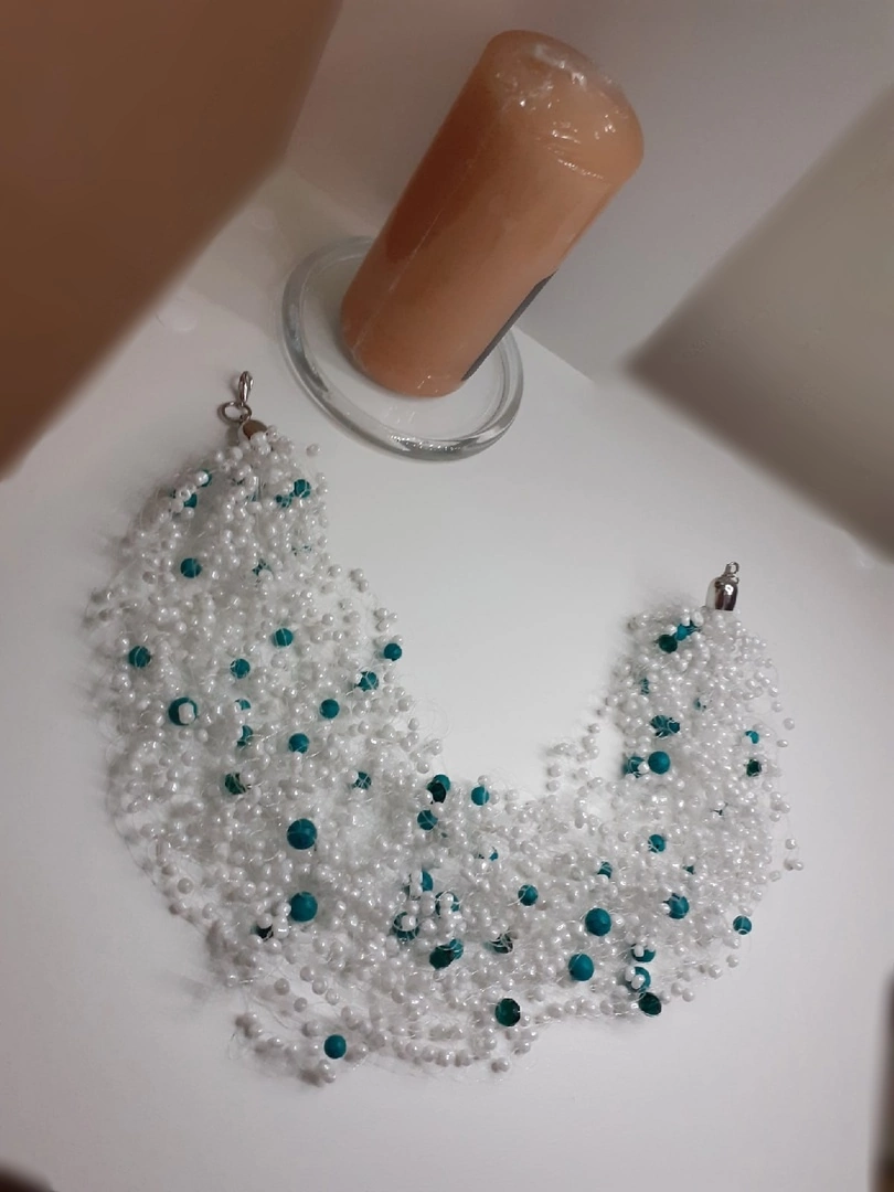 Воздушное колье «Березовый ветер»