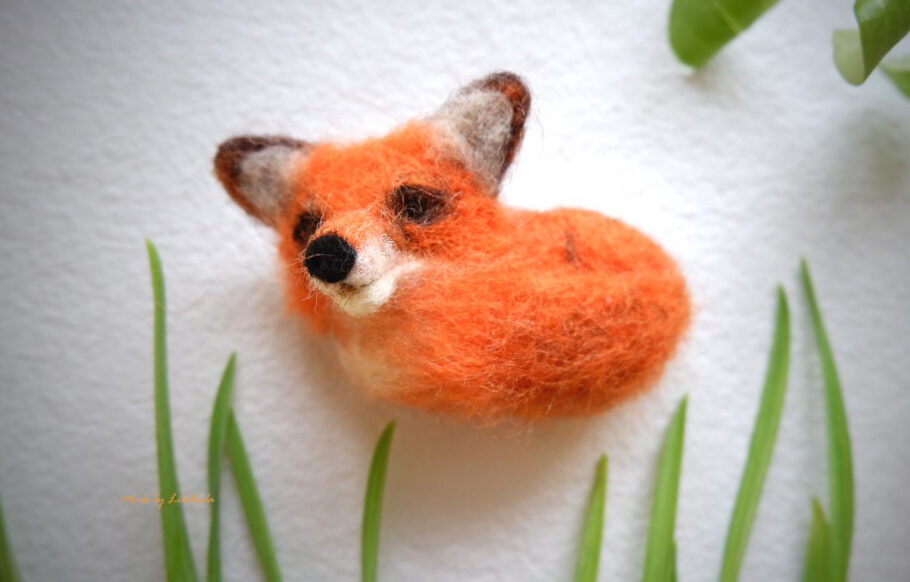 Брошь «Лисичка»