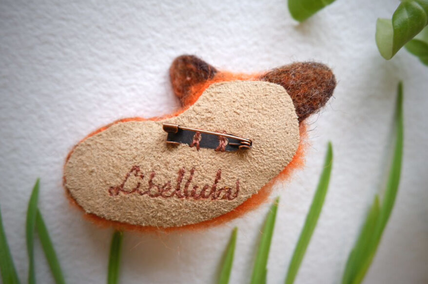 Брошь «Лисичка»