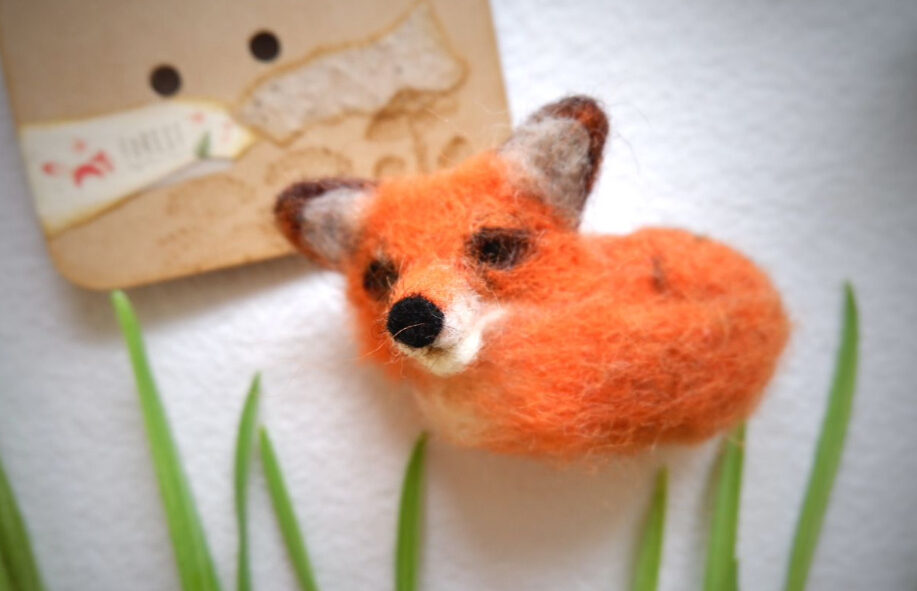 Брошь «Лисичка»