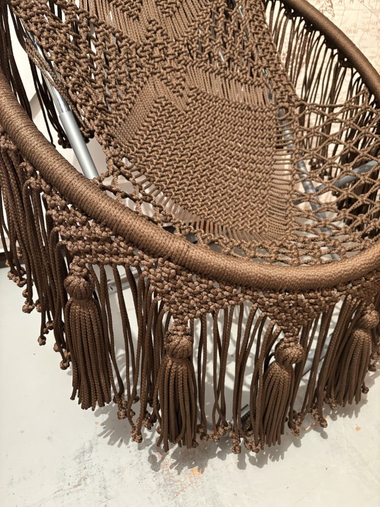 Кресло макраме
