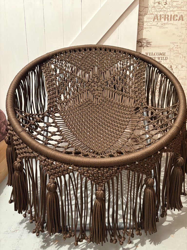 Кресло макраме