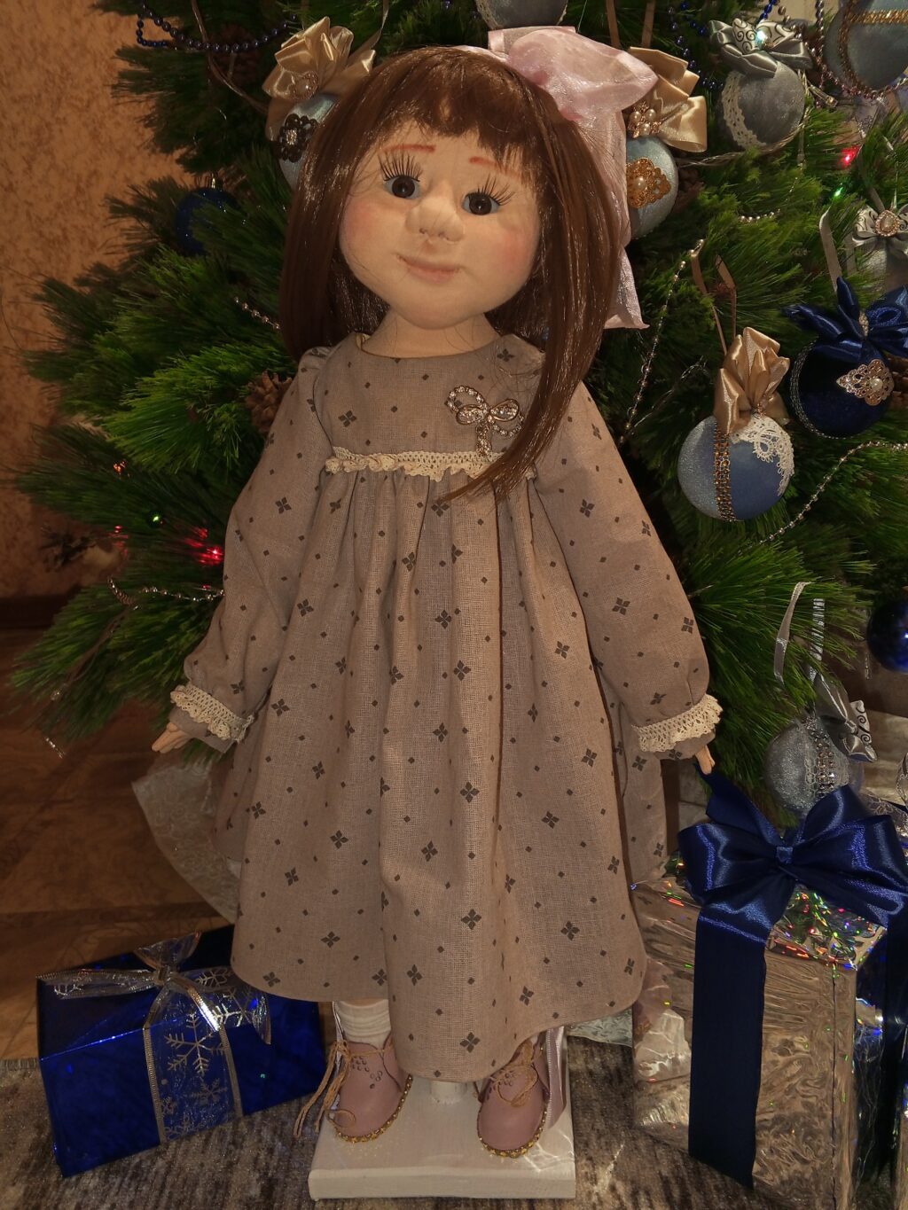 Текстильная кукла ручной работы